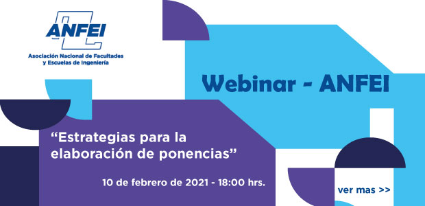 Webinar ANFEI – «Estrategias para la elaboración de ponencias»